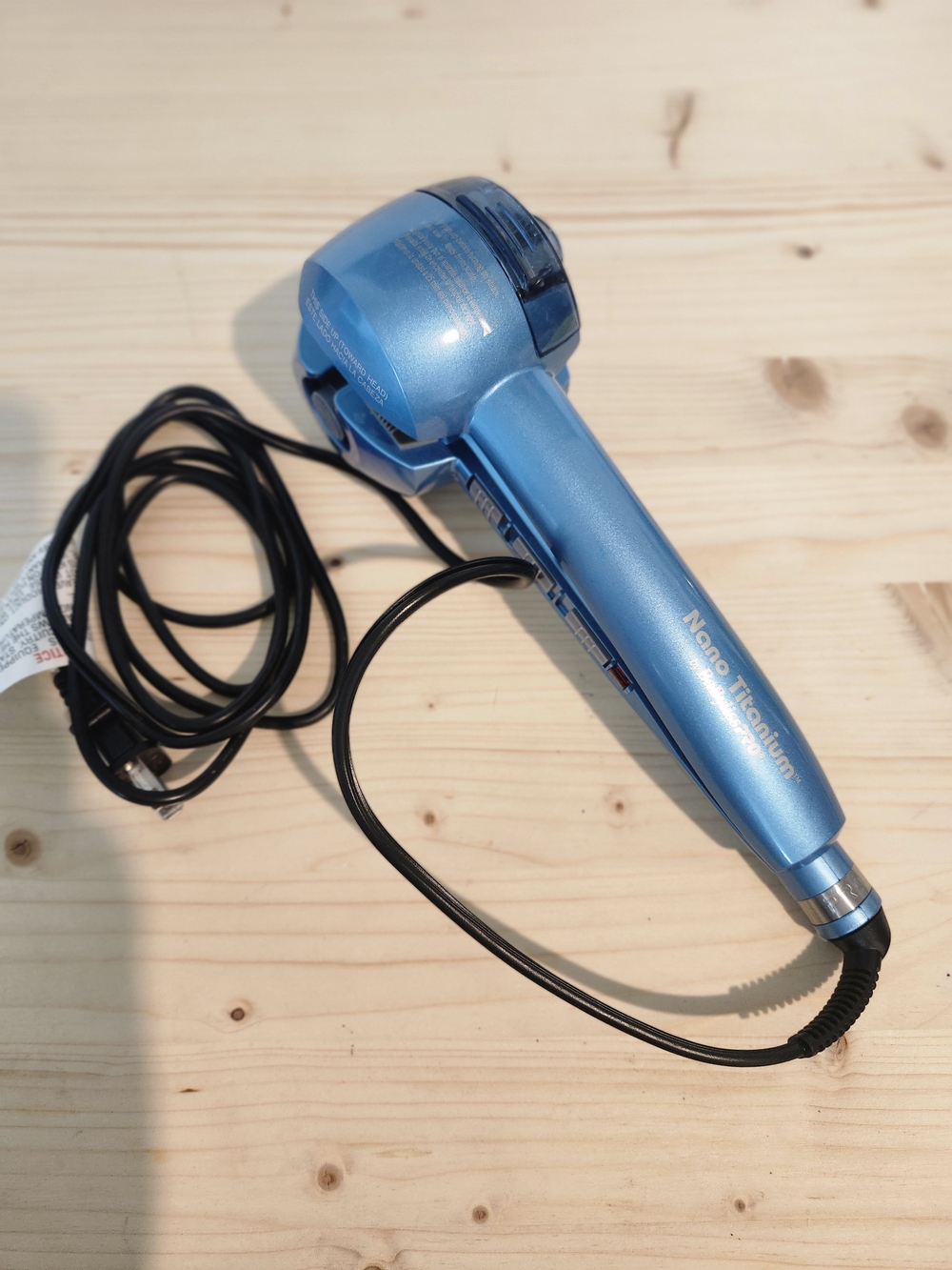 BaByliss Blue Nano Titanium Pro-steam Curler Styling Tool